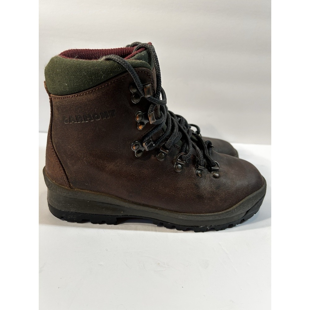 Vintage Garmont Hiking Boots Womens 7.5 EU 39.5 Leather Vibram Made Italy